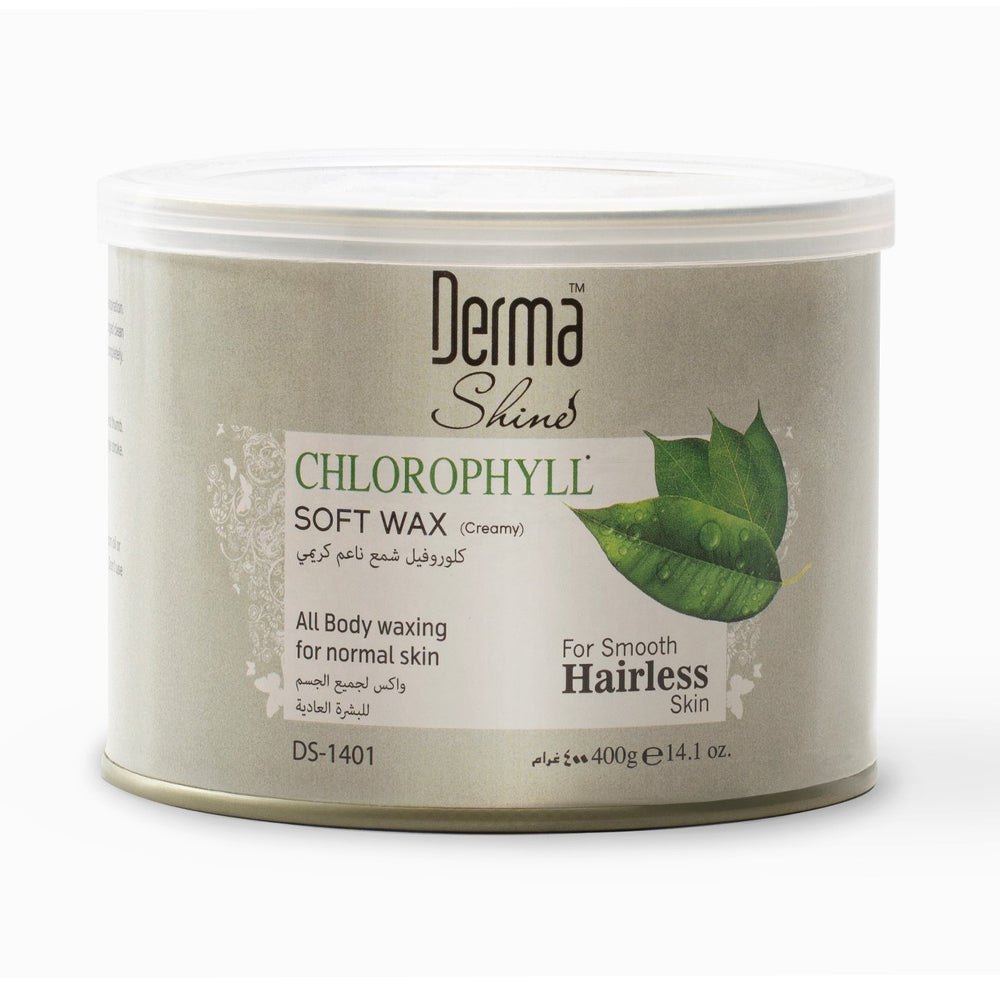 DERMA SHINE CHOLORPHYLL SOFT WAX 400GM