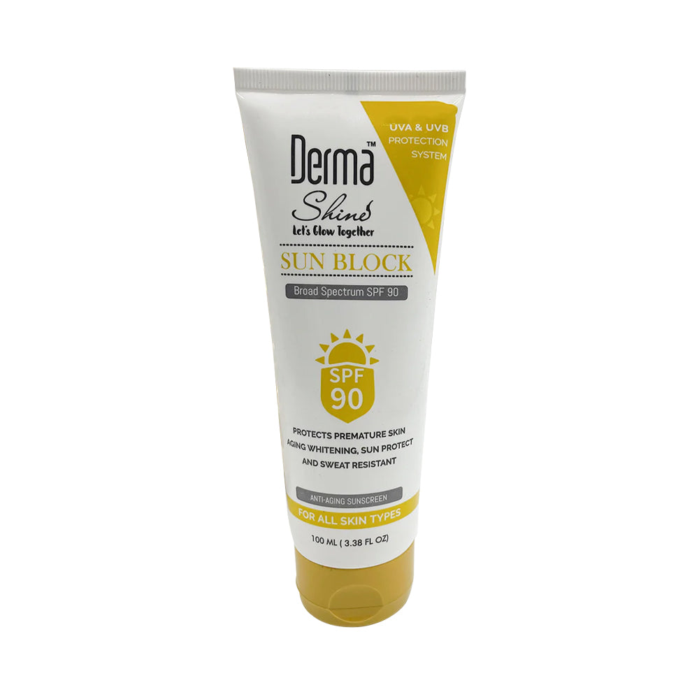 DERMA SHINE SUNBLOCK SPF90 100ML – Al-Fatah