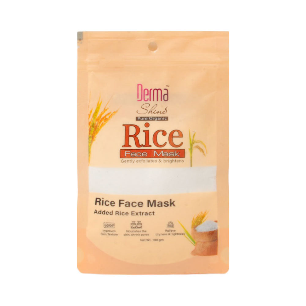 DERMA SHINE RICE FACE MASK 120gm – Al-Fatah
