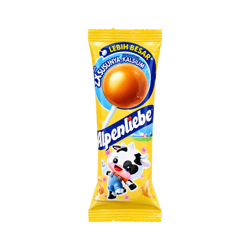 ALPENKIEBE LOLI POP RASA SUSU KARAMEL 10.5 GM