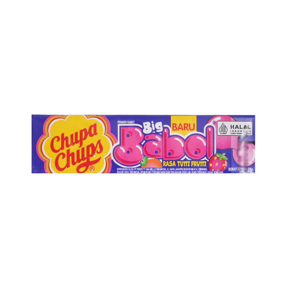 CHUPA CHUPS BIG BABOL STICK TUTTI FRUITY 20GM