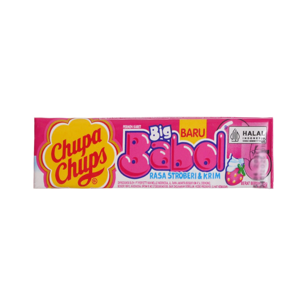 CHUPA CHUPS BIG BABOL STICK STRAWBERRY 20GM