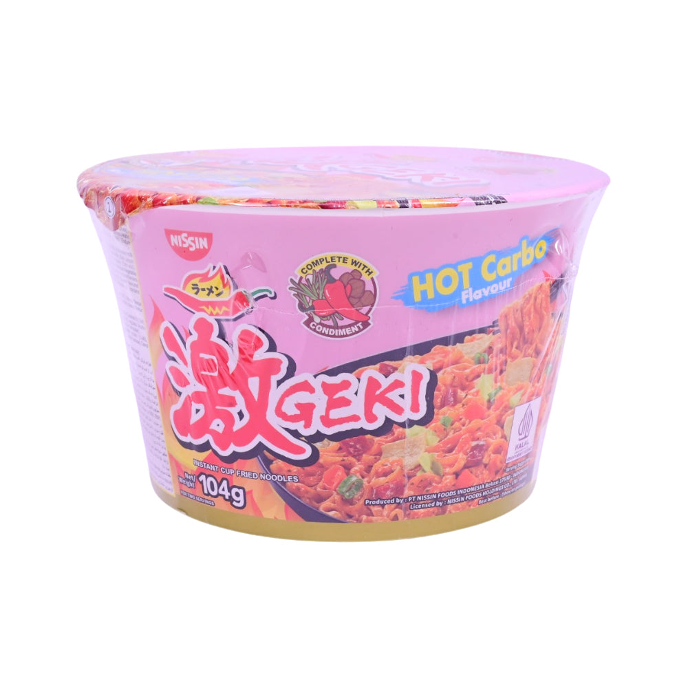NISSIN GEKI HOT CARBO BOWL 104 GM