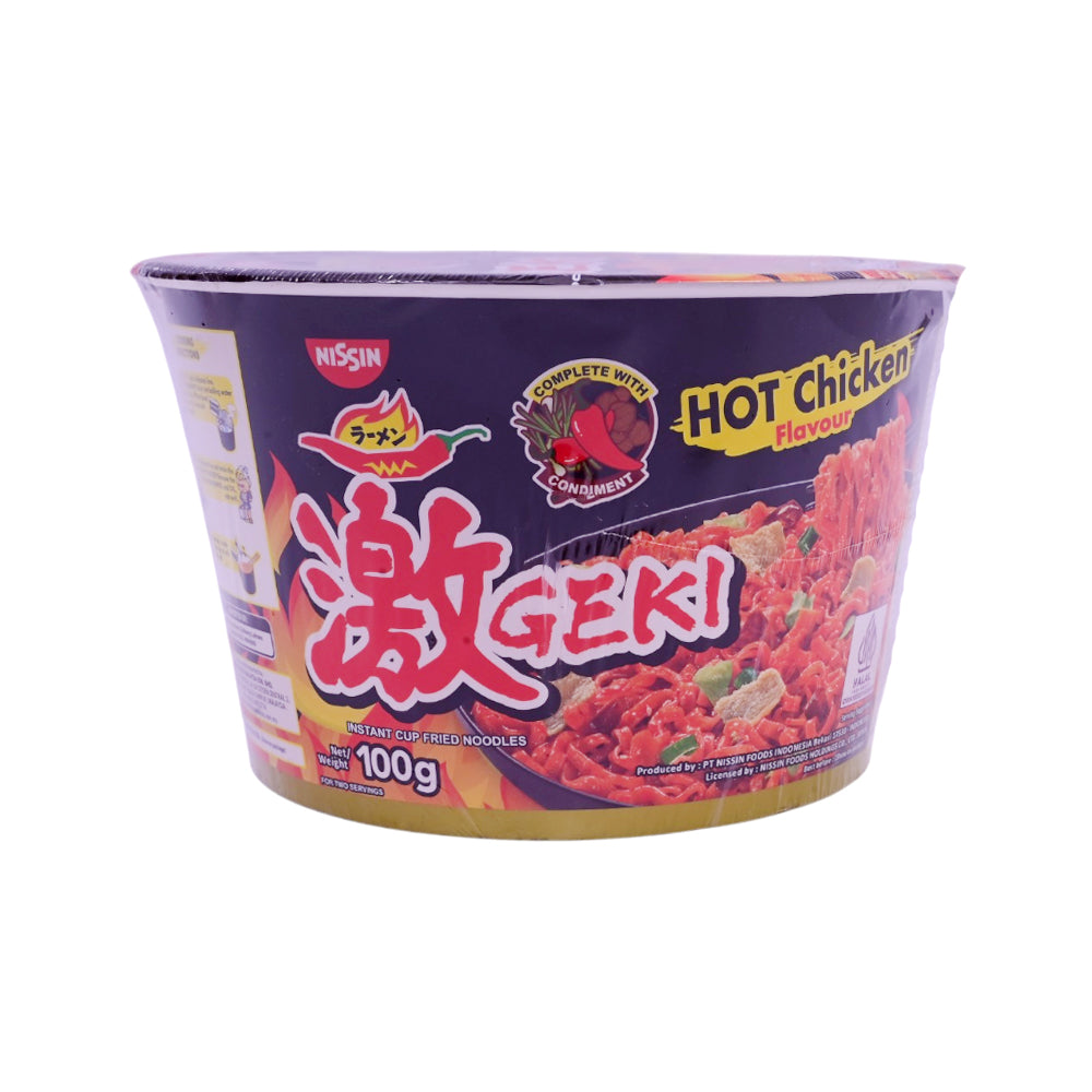 NISSIN GEKI HOT CHICKEN BOWL 100 GM