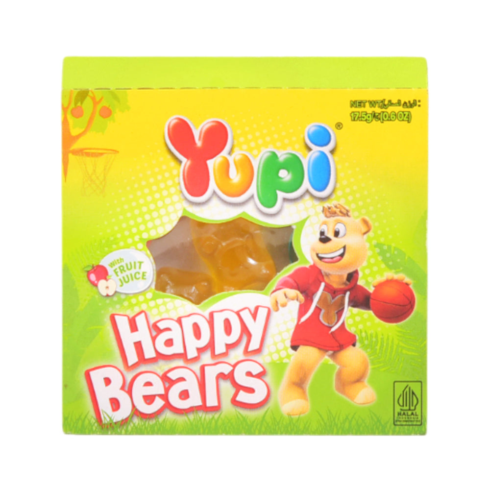 YUPI JELLY FRUIT HAPPY BEAR 17.5 GM
