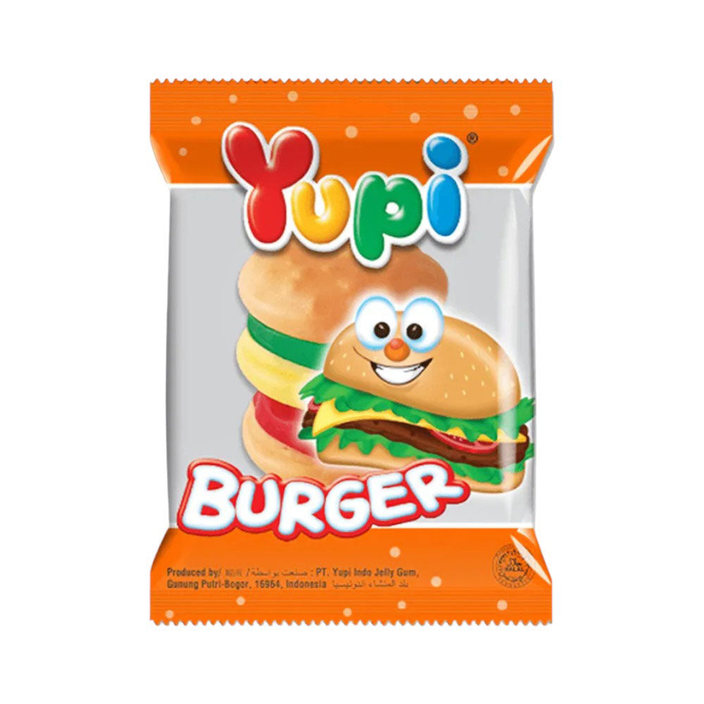 YUPI JELLY MINI BURGER 8 GM