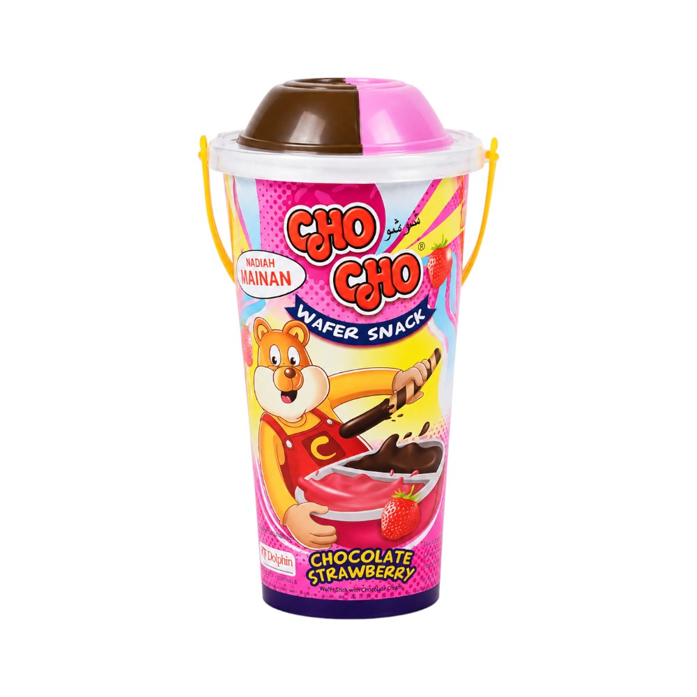 CHO CHO CHOCOLATE WAFER SNACK STRAWBERRY CUP 40 GM
