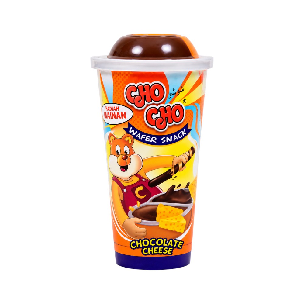 CHO CHO CHOCOLATE WAFER SNACK CHEESE CUP 40 GM