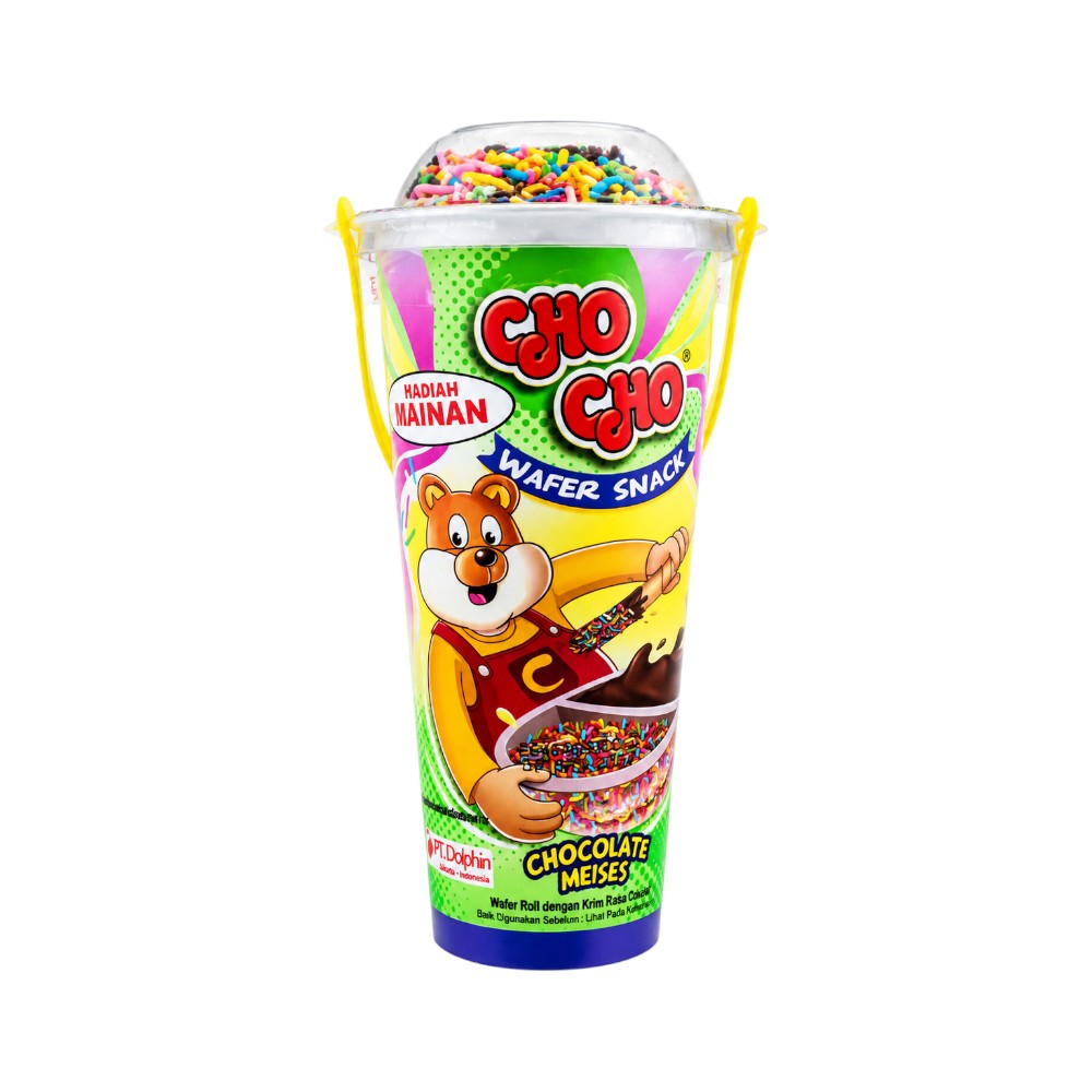 CHO CHO CHOCOLATE WAFER SNACK MEISES CUP 40 GM