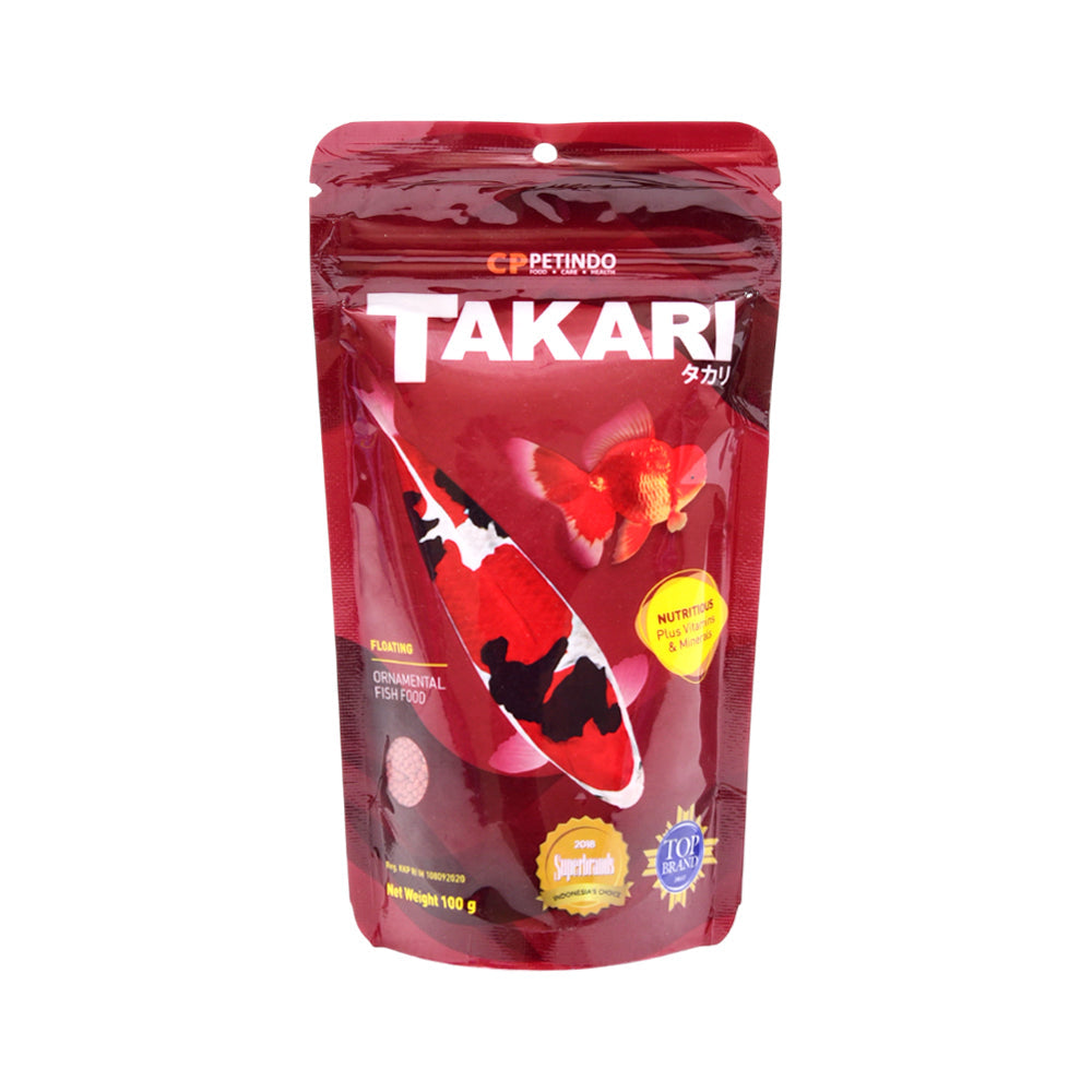 CP PETTINDO TAKARI FISH FOOD RED 100 GM