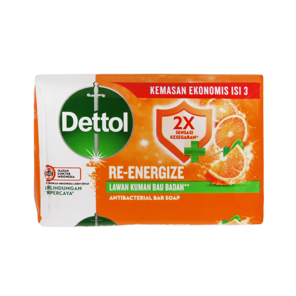 DETTOL SOAP RE-ENERGIZE ANTI BACTERIAL BAR 100 GM