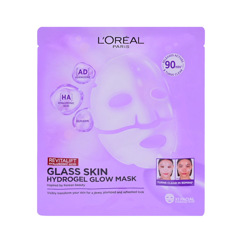 LOREAL GLASS SKIN HYDROGEL GLOW MASK 25 GM