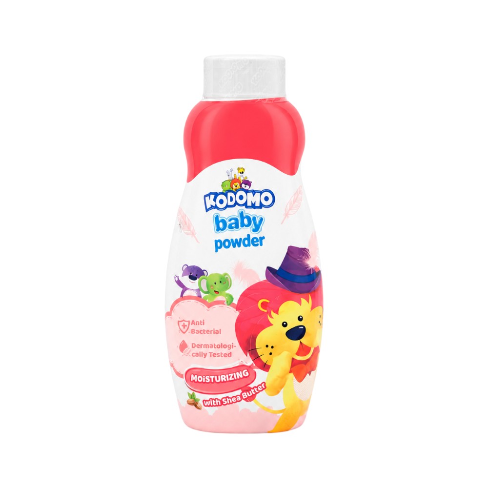 KODOMO BABY POWDER MOISTURIZING WITH SHEA BUTTER 200 ML