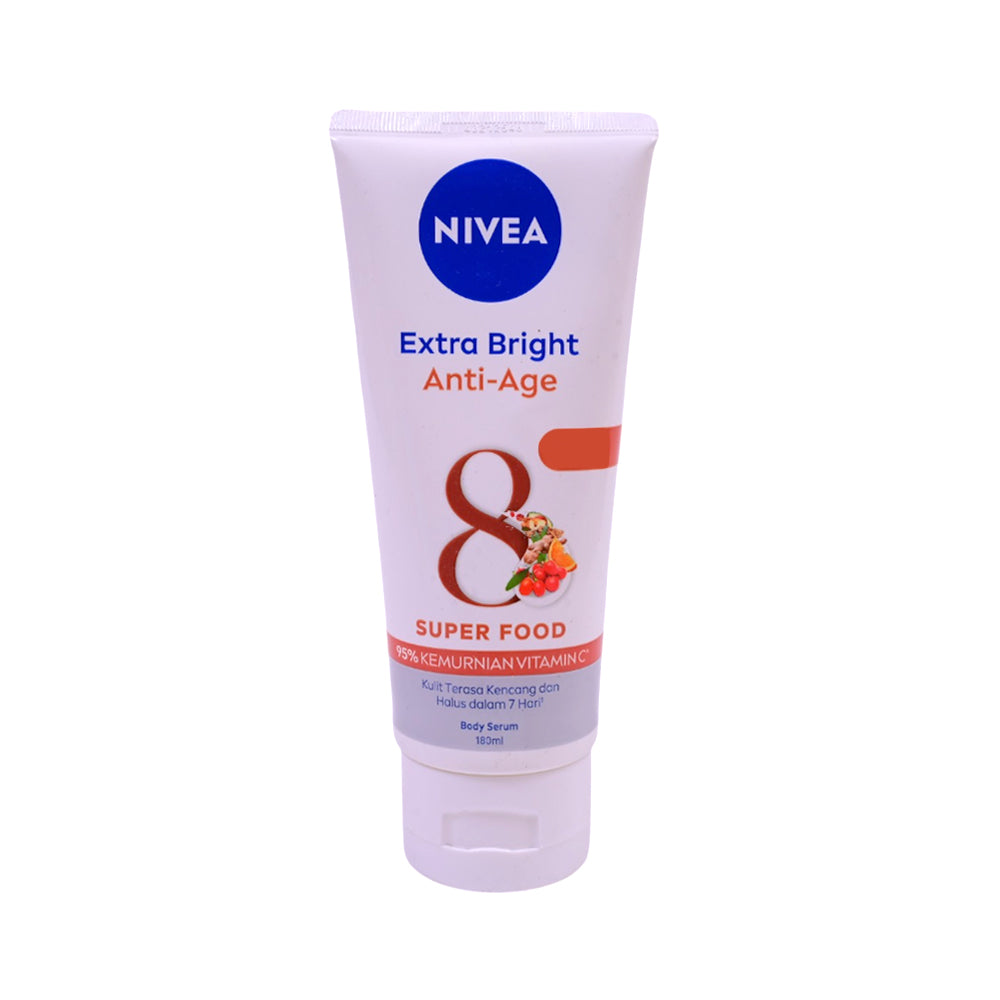 NIVEA EXTRA BRIGHT ANTI-AGE BODY SERUM SPF-15 180ML