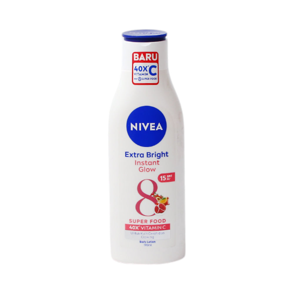 NIVEA BODY LOTION EXTRA WHITE INSTANT GLOW 190 ML