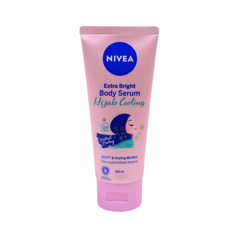 NIVEA EXTRA BRIGHT HIJAB COOLING BODY SERUM 180ML