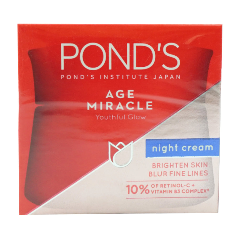 PONDS AGE MIRACLE WRINKLE CORRECTOR NIGHT CREAM SPF 18 50 GM