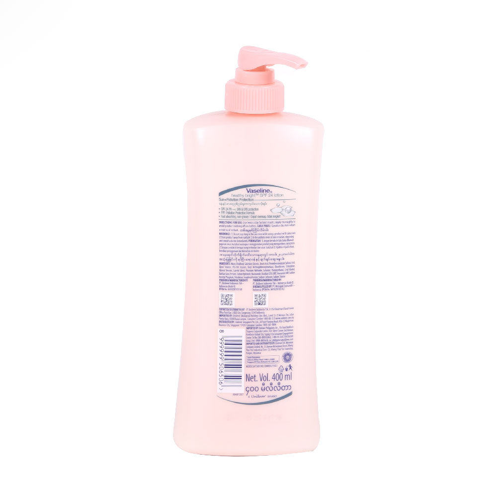 VASELINE LOTION SUN+ POLLUTION PROTECTION SPF 24 PA++ 400 M
