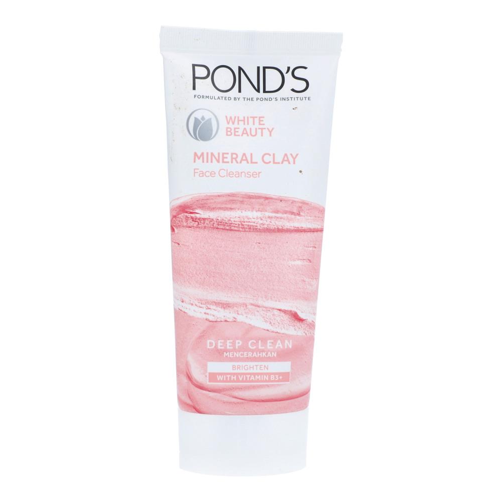 PONDS MINERAL CLAY FACE CLEANSER WHITE BEAUTY 90 GM