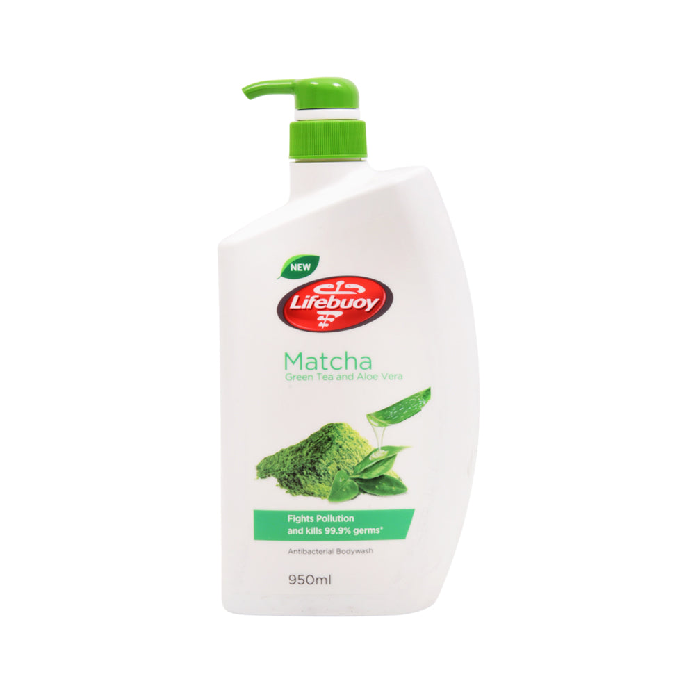LIFEBUOY BODY WASH MATCHA GREEN TEA & ALOE VERA 950 ML
