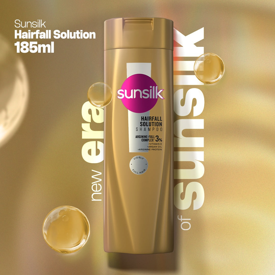 SUNSILK SHAMPOO HAIRFALL SOLUTION 185 ML