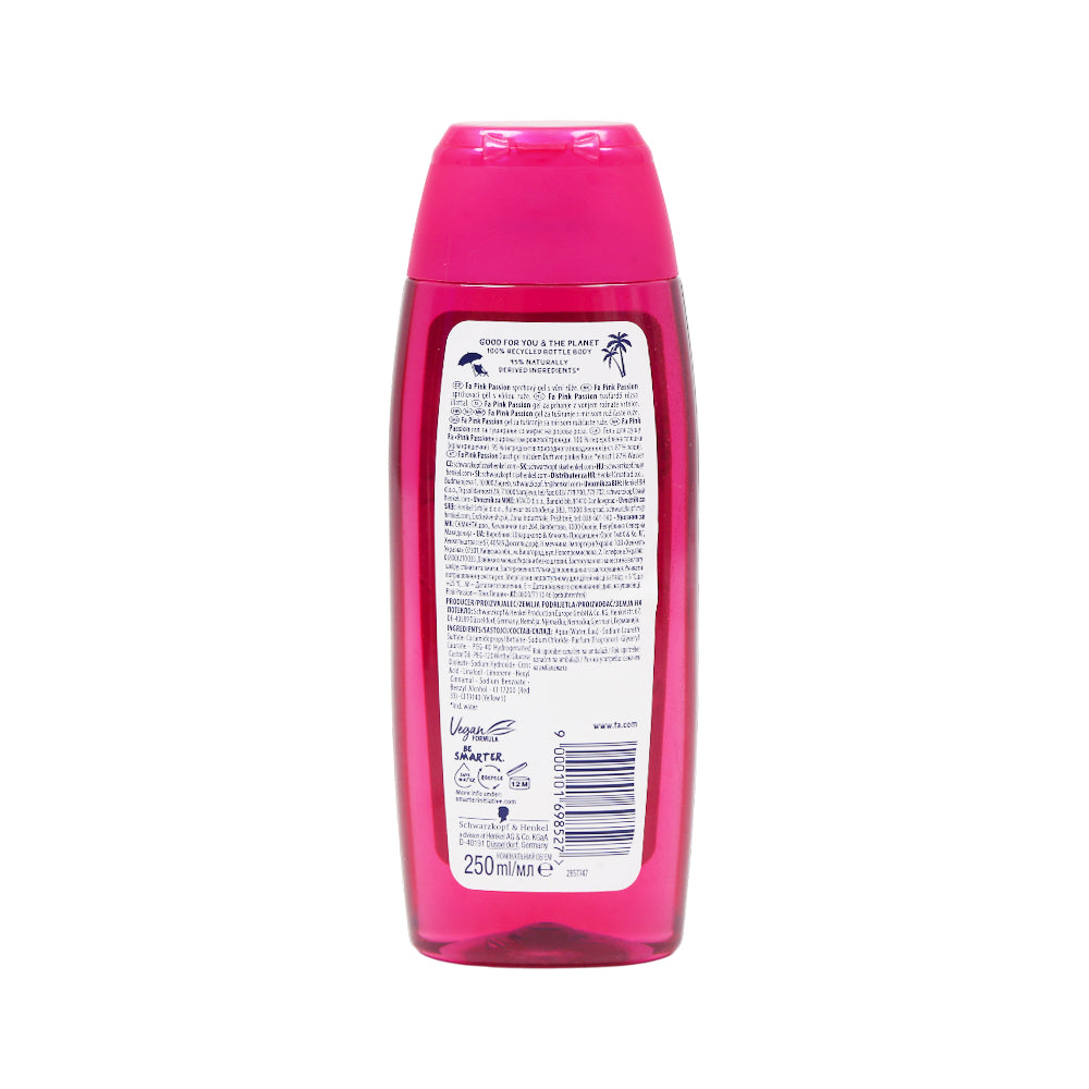 FA SHOWER GEL PINK PASSION GENTLE TO SKIN 250 ML