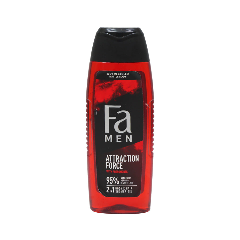 FA SHOWER GEL MEN ATTRACTION FORCE 2 IN 1 250 ML