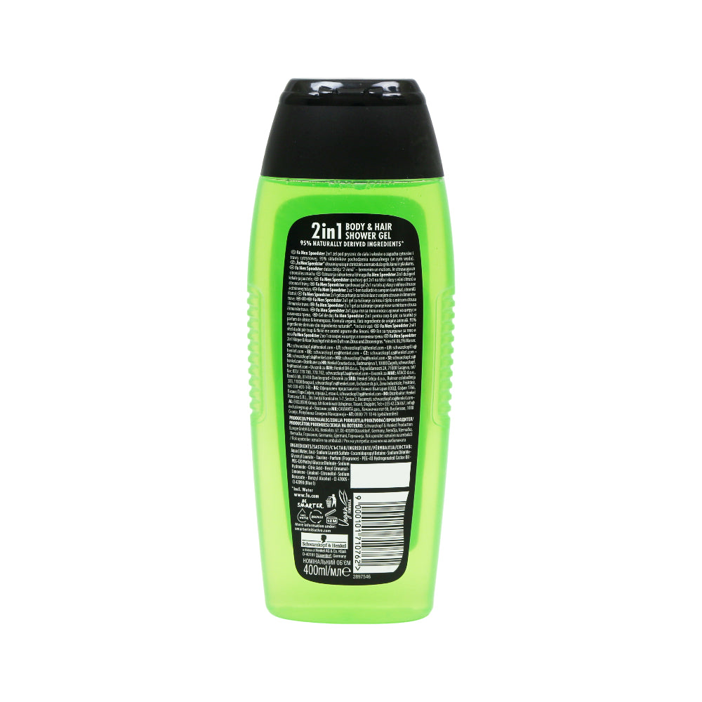 FA SHOWER GEL MEN SPEEDSTER WITH TAURIN 2 IN 1 400 ML