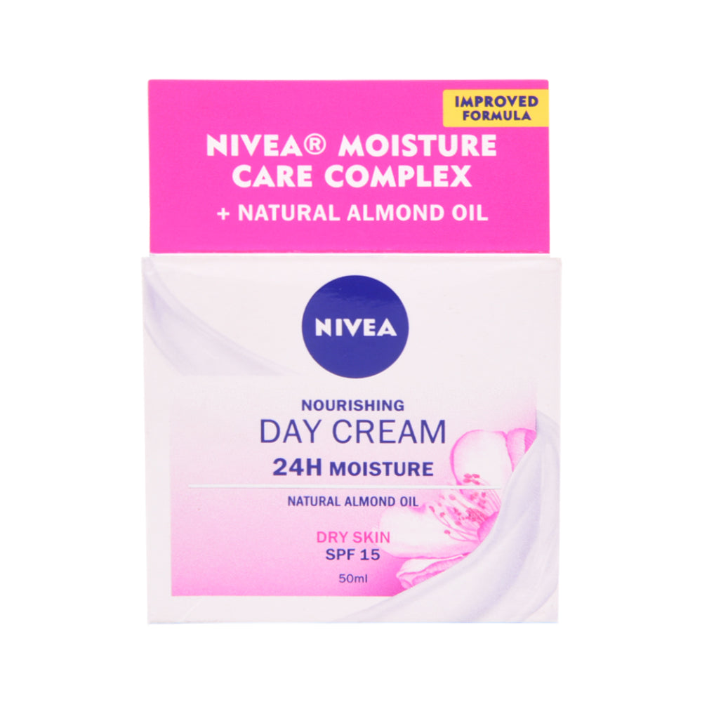 NIVEA NOURISHING ALMOND OIL SPF-15 DAY CREAM 50ML