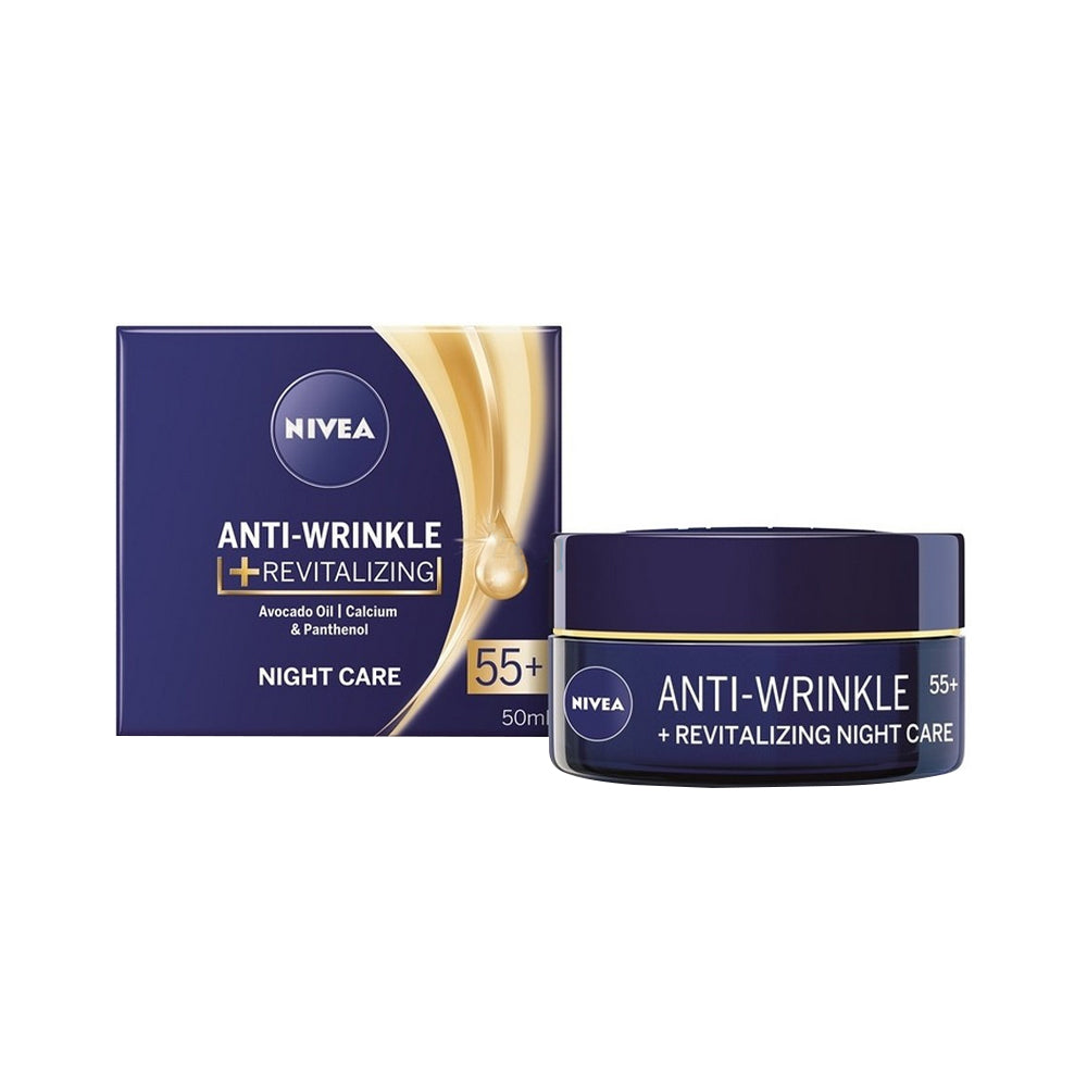 NIVEA ANTI WRINKLE REVITALIZING 55+ NIGHT CREAM 50ML