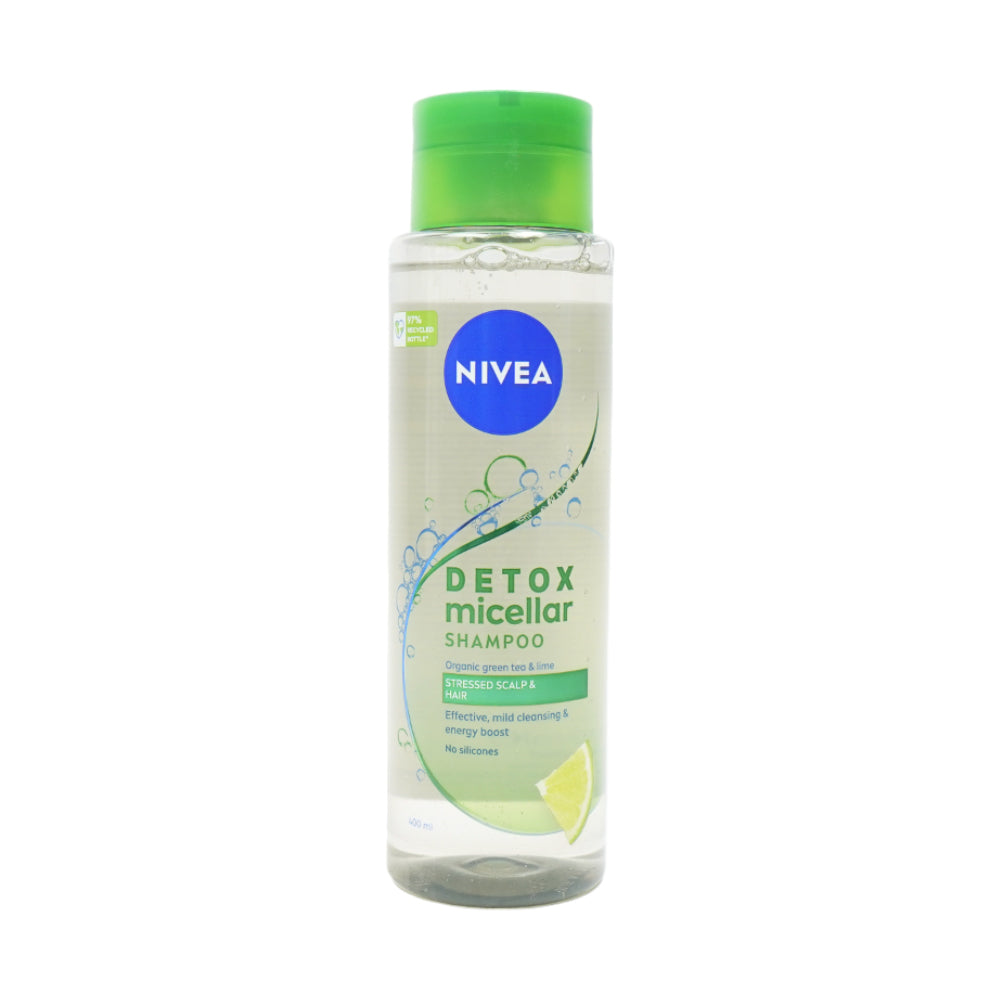 NIVEA SHAMPOO DETOX MICELLAR SCALP GREEN TEA LIME 400 ML