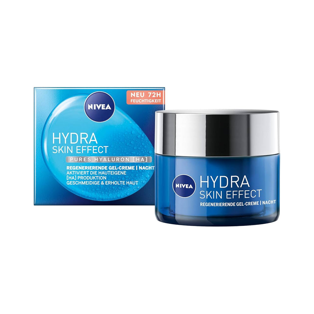 NIVEA HYDRA PURE HYALURON SKIN EFFECT NIGHT GEL CREAM 50ML