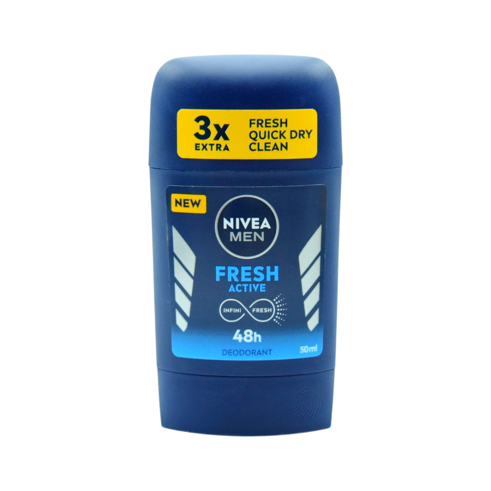 NIVEA DEODORANT ROLL ON STICK FRESH ACTIVE 50ML