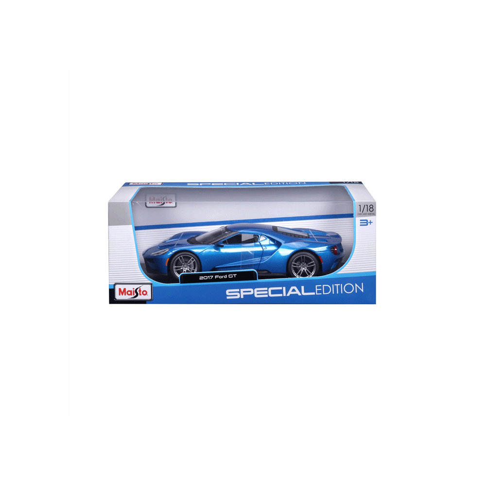 31384BU 118 FORD GT CAR BLUE