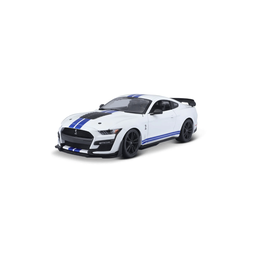 31452WT 118 MUSTANG SHELBY GT500 WHITE