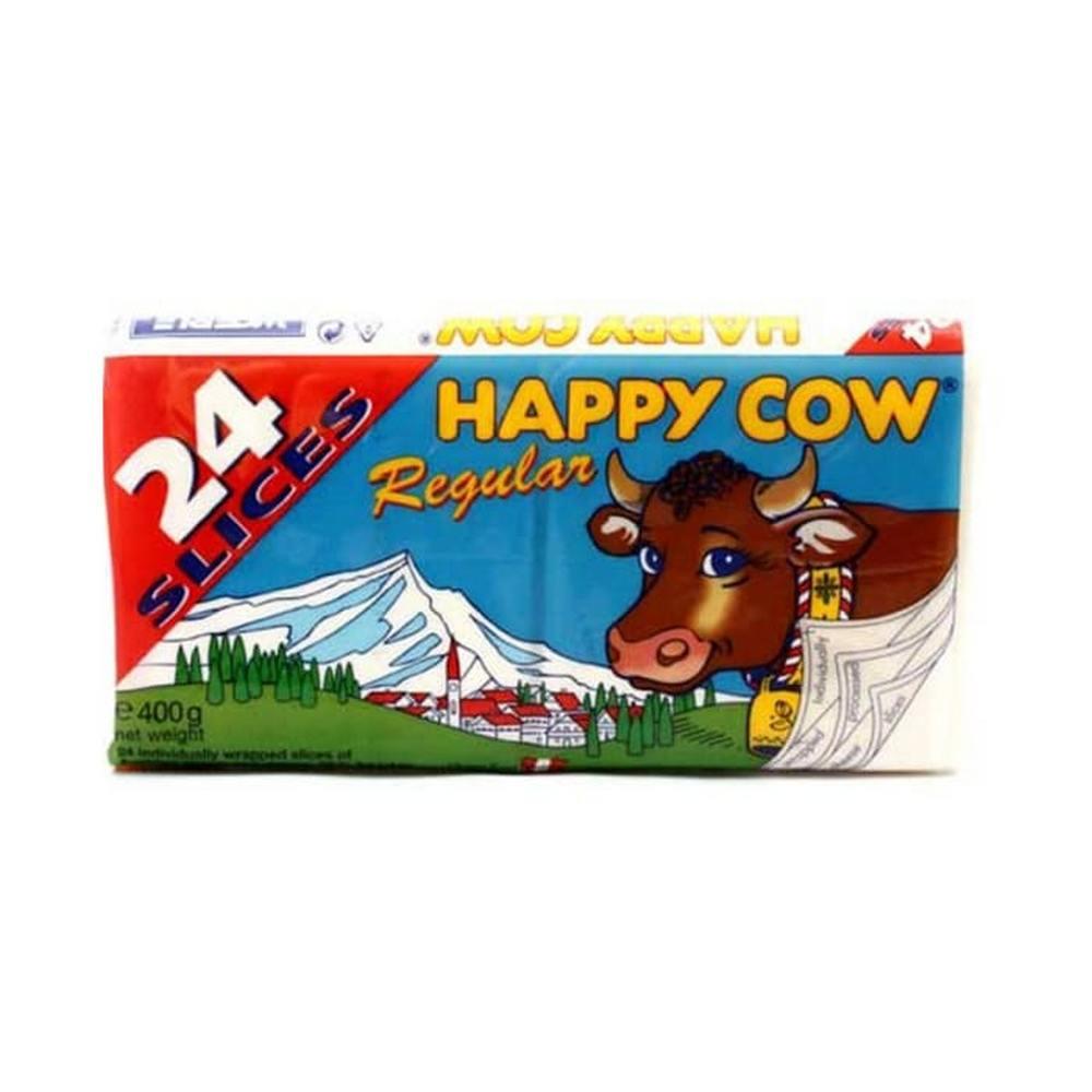 HAPPY COW CHEESE REGULER 24 SLICES  400 GM