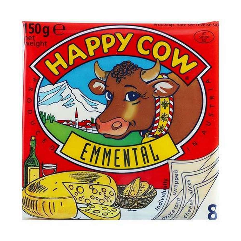 HAPPY COW EMMENTAL CHEESE SLICE 150 GM