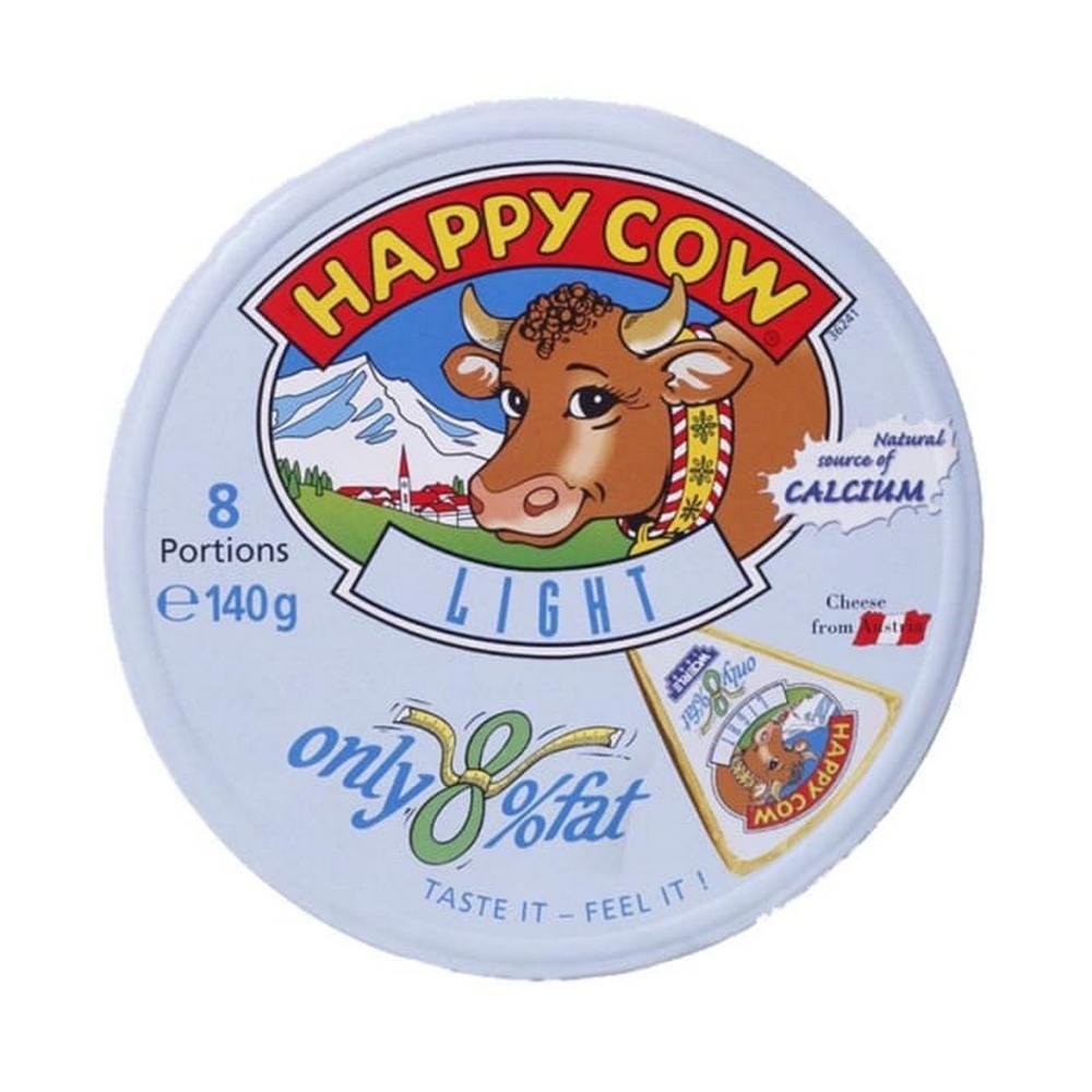 HAPPY COW CHEESE LOW FAT 8 PORTIONS 140 GM