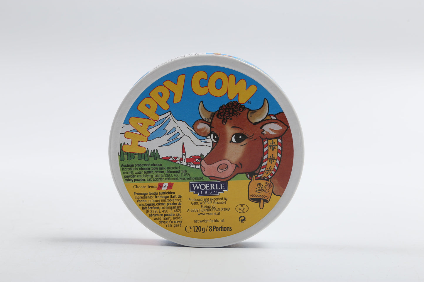 HAPPY COW CHEESE 8 PORTIONS 120 GM