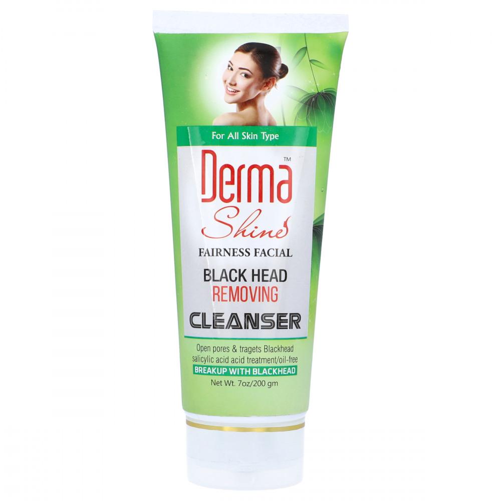 DERMA SHINE BLACK HEAD REMOVING CLEANSER 200 ML PC
