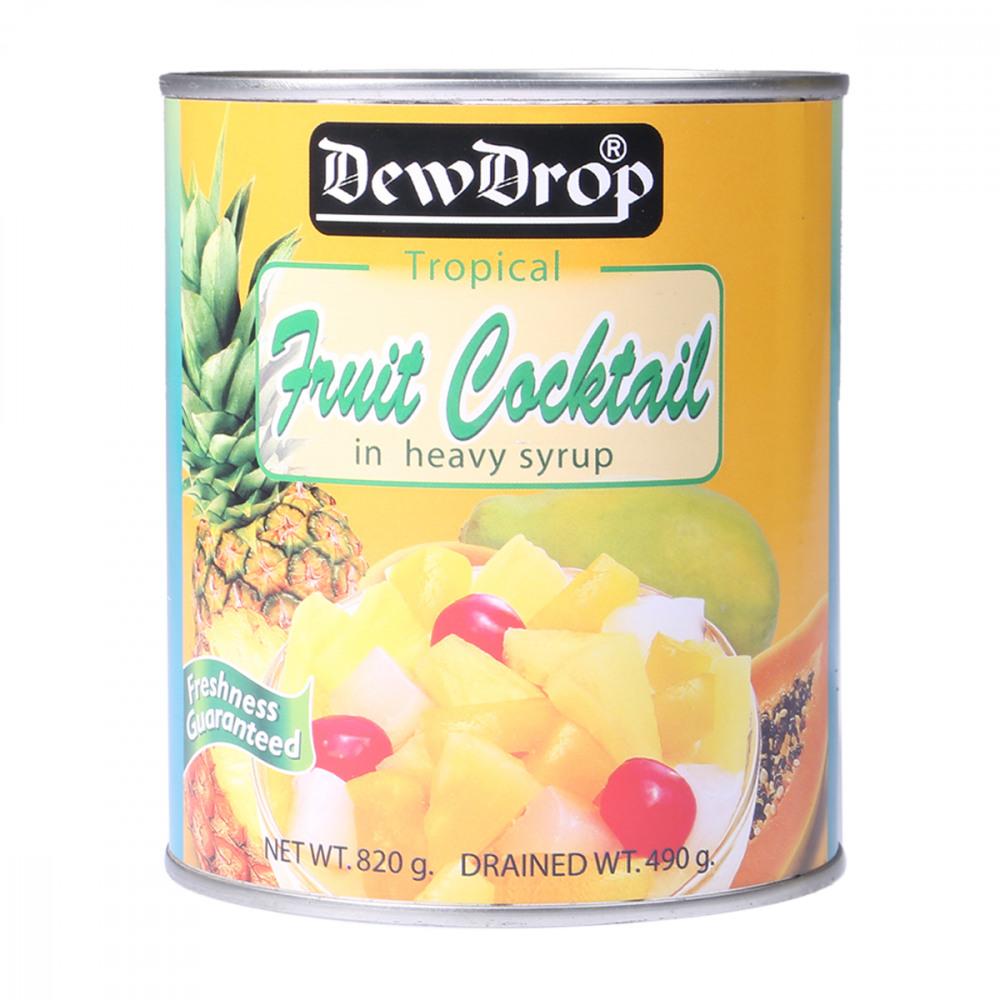 DEWDROP FRUIT COCKTAIL IN HEAVY SYRUP 750 GM