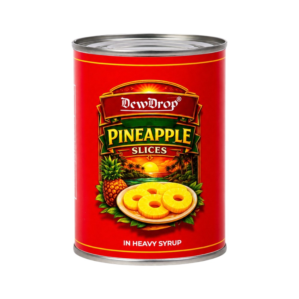 DEWDROP PINEAPPLE SLICES 500 GM