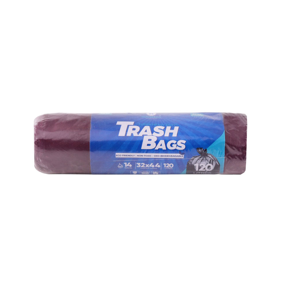 HOUSE&CO TRASH BAG (RED) XX-LARGE 32X44 14PCS