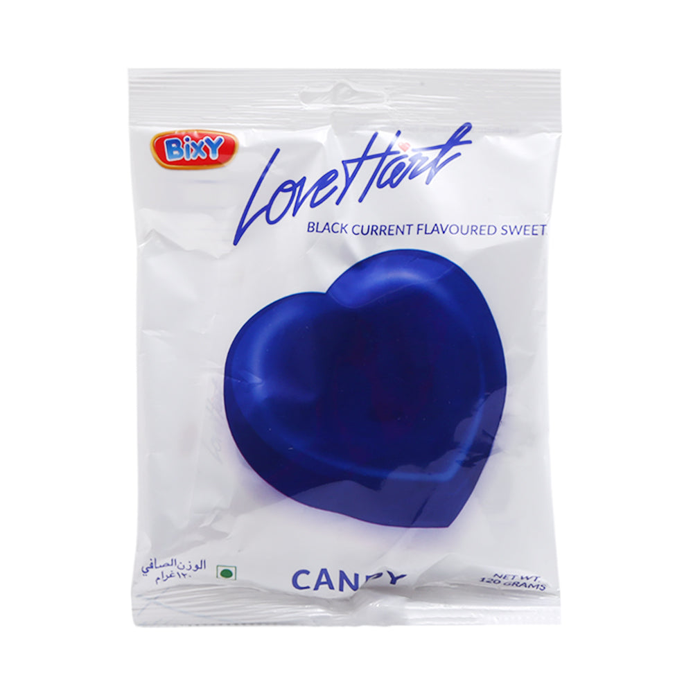 BIXY LOVE HEART BLACK CURRENT 120 GM