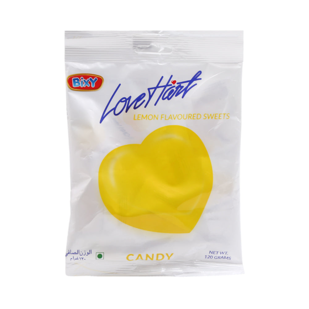BIXY LOVE HEART LEMON 120 GM