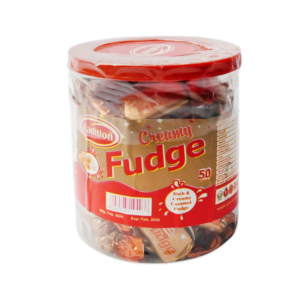 TRADITION CREAMY FUDGE CANDY 50 PCS