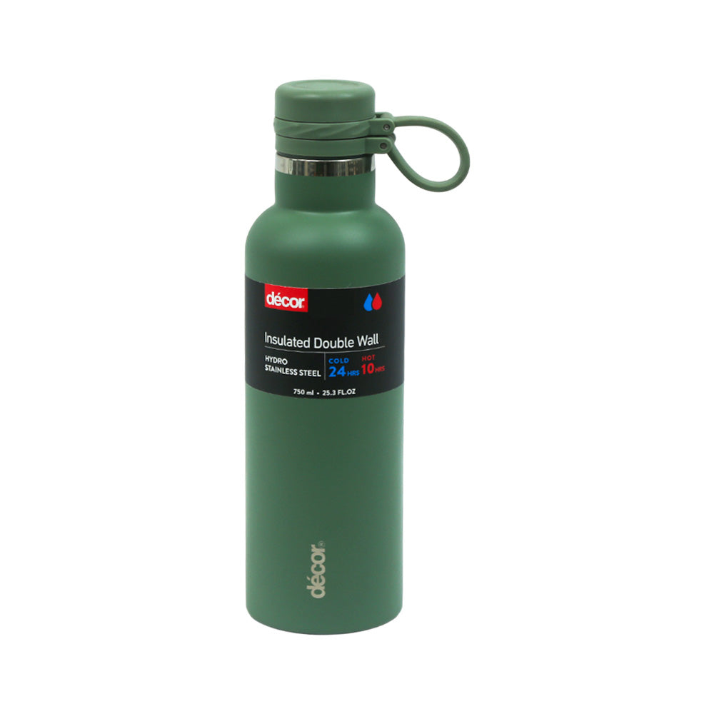 BOTTLE STEEL DOUBLE WALL DECOR 750 ML 255477