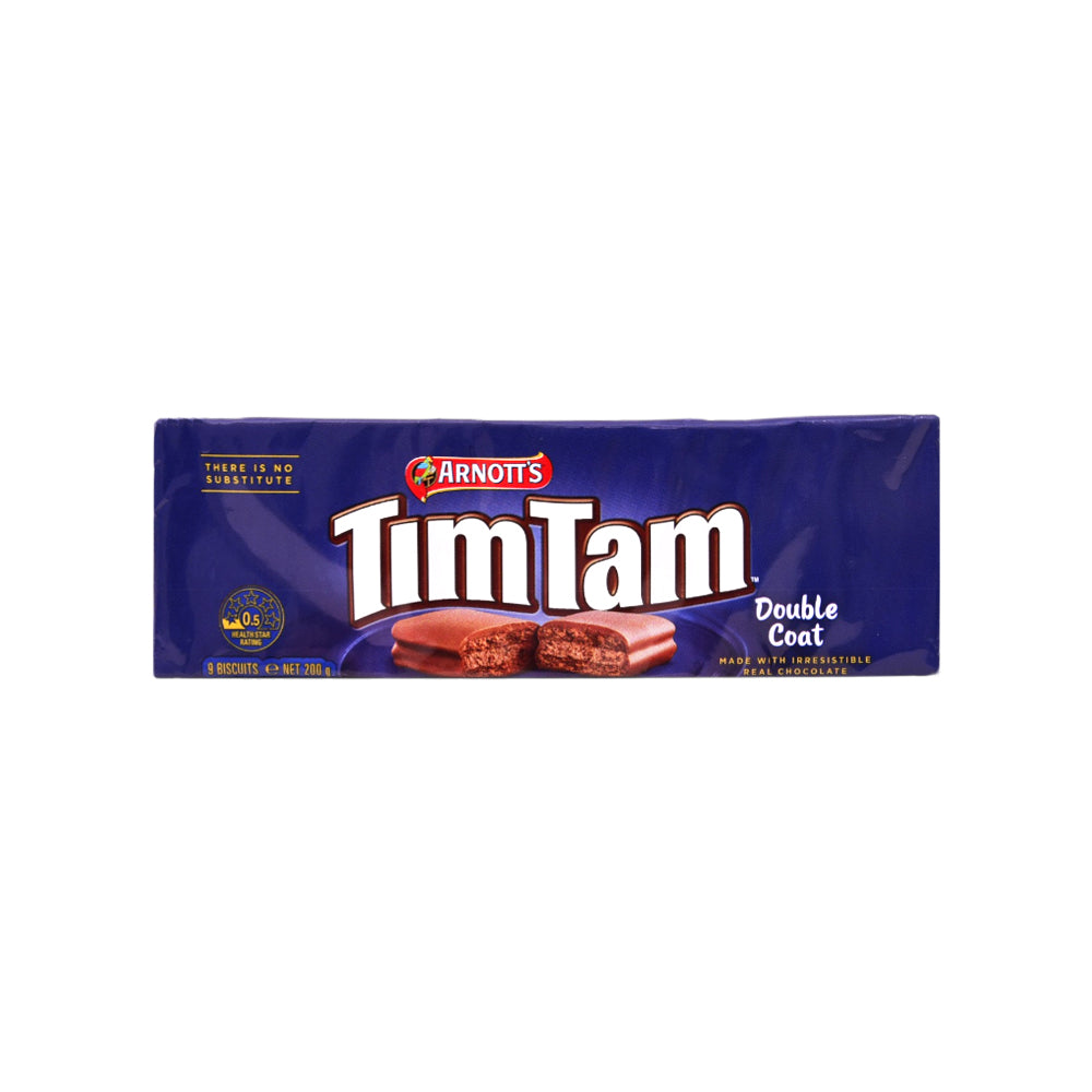 ARNOTTS TIM TAM DOUBLE COAT CHOCOLATE BISCUIT 200 GM
