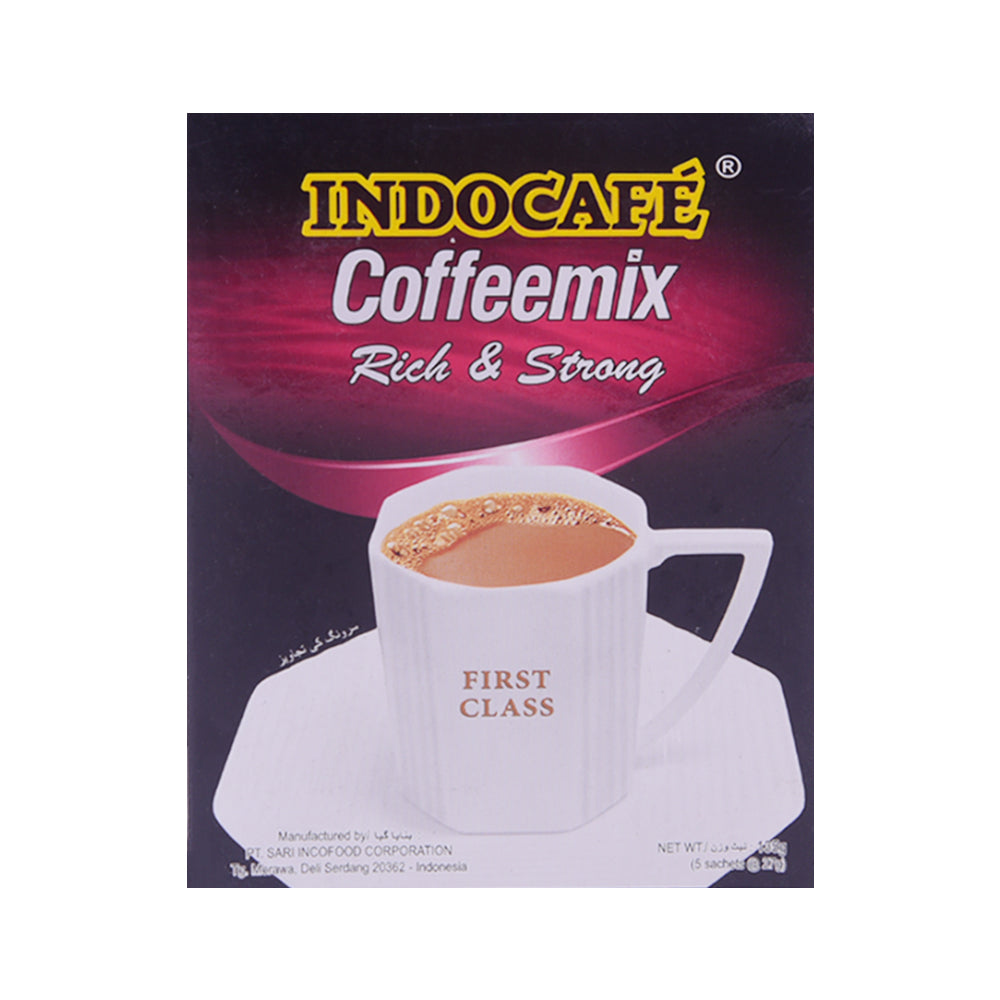 INDOCAFE CAFFEE MIX RICH & STRONG FIRST CLASS 135 GM