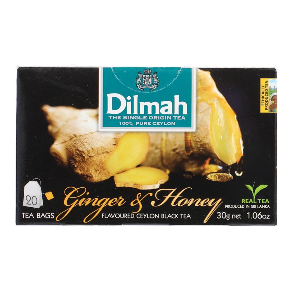 DILMAH FLAVOUR TEA BAG GINGER N HONEY 20S 30 GM